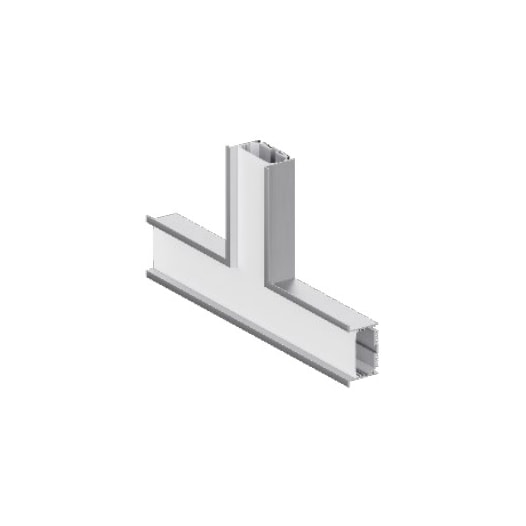 CONECTOR T HORIZONTAL 200X200MM P/ PERFIL DE LED EMBUTIR 80MM RECUADO | BELLUCE BLL36