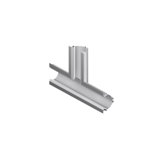 CONECTOR T HORIZONTAL 200X200MM P/ PERFIL DE LED EMBUTIR REFLETOR | BELLUCE BLL32