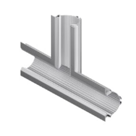 CONECTOR T HORIZONTAL 200X200MM P/ PERFIL DE LED EMBUTIR REFLETOR | BELLUCE BLL32