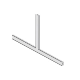 CONECTOR T HORIZONTAL 400X223MM P/ PERFIL DE LED EMBUTIR 23X10MM | BELLUCE BLL03