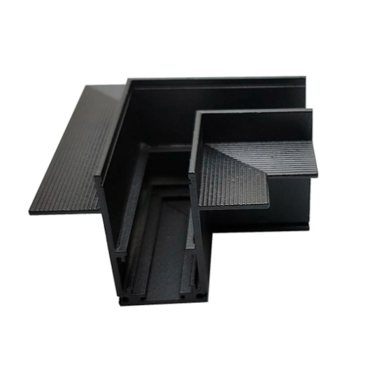 CONECTOR TETO TETO DE EMBUTIR 8X4,77X8CM ALUMÍNIO PRETO | BELLA ILUMINAÇÃO BY007TTE CONECTOR TETO TETO DE EMBUTIR 8X4,77X8CM ALUMÍNIO PRETO | BELLA ILUMINAÇÃO BY007TTE