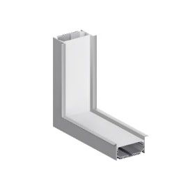 CONECTOR VERTICAL L1 200X200MM P/ PERFIL DE LED EMBUTIR 100MM | BELLUCE  BLL25