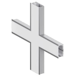 CONECTOR X HORIZONTAL 200X200MM P/ PERFIL DE LED EMBUTIR 80MM | BELLUCE BLL24 CONECTOR X HORIZONTAL 200X200MM P/ PERFIL DE LED EMBUTIR 80MM | BELLUCE BLL24