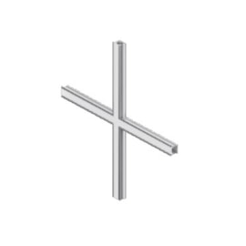 CONECTOR X HORIZONTAL 400X400MM P/ PERFIL DE LED EMBUTIR 23X15MM | BELLUCE BLL08 CONECTOR X HORIZONTAL 400X400MM P/ PERFIL DE LED EMBUTIR 23X15MM | BELLUCE BLL08