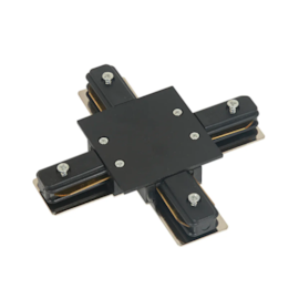 CONECTOR X PARA TRILHO DE EMBUTIR PRETO | BELLA ILUMINAÇÃO DL160XB CONECTOR X PARA TRILHO DE EMBUTIR PRETO | BELLA ILUMINAÇÃO DL160XB