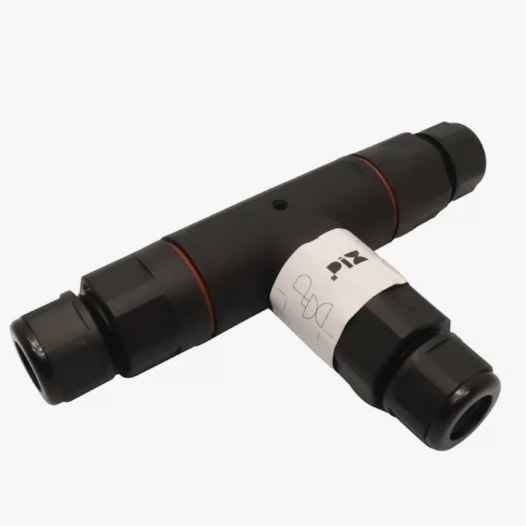 CONECTORES DE FIOS PARA ÁREA EXTERNA 15X7X3,1CM PRETO | PIX ILUMINAÇÃO 36507459 CONECTORES DE FIOS PARA ÁREA EXTERNA 15X7X3,1CM PRETO | PIX ILUMINAÇÃO 36507459