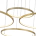 CONJUNTO DE PENDENTES LED DAIRE 3000K 110W BIVOLT Ø150X500CM ALUMÍNIO DOURADO FOSCO | NORDECOR 2192 CONJUNTO DE PENDENTES LED DAIRE 3000K 110W BIVOLT Ø150X500CM ALUMÍNIO DOURADO FOSCO | NORDECOR 2192