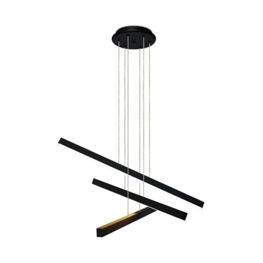 CONJUNTO DE PENDENTES LED EVENT LINEAR 4000K 30W BIVOLT 2,5X57X57CM ALUMÍNIO | SPOTLINE 829/3-4000K CONJUNTO DE PENDENTES LED EVENT LINEAR 4000K 30W BIVOLT 2,5X57X57CM ALUMÍNIO | SPOTLINE 829/3-4000K