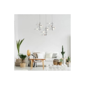 CONJUNTO DE PENDENTES LED FUXICO 3000K 36W 45X100X35CM AÇO, ALUMÍNIO E ACRÍLICO DOURADO, PRETO E FOSCO | BELLA ILUMINAÇÃ CONJUNTO DE PENDENTES LED FUXICO 3000K 36W 45X100X35CM AÇO, ALUMÍNIO E ACRÍLICO DOURADO, PRETO E FOSCO | BELLA ILUMINAÇÃ