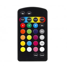 CONTROLE PARA FITA DE LED RGB PLÁSTICO BRANCO | GAYA 9362 CONTROLE PARA FITA DE LED RGB PLÁSTICO BRANCO | GAYA 9362