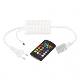 CONTROLE PARA FITA DE LED RGB PLÁSTICO BRANCO | GAYA 9362 CONTROLE PARA FITA DE LED RGB PLÁSTICO BRANCO | GAYA 9362