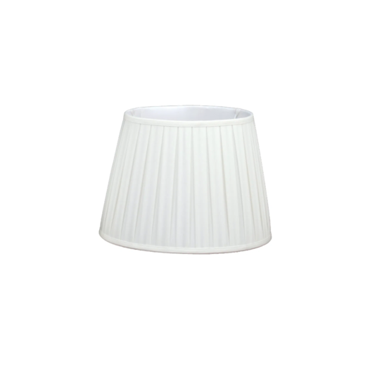 CÚPULA PLISS Ø48X35CM TECIDO CRU | BELLA ILUMINAÇÃO HU024