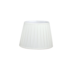 CÚPULA PLISS Ø48X35CM TECIDO CRU | BELLA ILUMINAÇÃO HU024