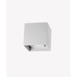 DESIGN ARANDELA DOUBLE 6W 3000K BIVOLT Ø10CM ALUMÍNIO BRANCO | OPUS LED HM 32375