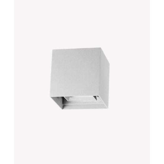 DESIGN ARANDELA DOUBLE 6W 3000K BIVOLT Ø10CM ALUMÍNIO BRANCO | OPUS LED HM 32375 DESIGN ARANDELA DOUBLE 6W 3000K BIVOLT Ø10CM ALUMÍNIO BRANCO | OPUS LED HM 32375