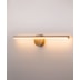 DESIGN ARANDELA HUBBLE 3000K 11W 60X1,7CM ALUMÍNIO DOURADO | OPUS LED HM 82338