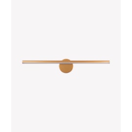 DESIGN ARANDELA HUBBLE 3000K 11W 60X1,7CM ALUMÍNIO DOURADO | OPUS LED HM 82338