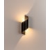 DESIGN ARANDELA SUNDAE 3000K 10W 10X28CM ALUMÍNIO PRETO | OPUS LED OPS 85209