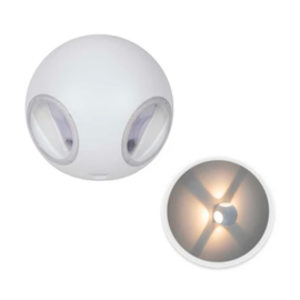 DESIGN ARANDELA TETRA LED 3000K 6W BIVOLT 9,5X8,5CM POLICARBONATO BRANCO | OPUS LED OPS 30326 DESIGN ARANDELA TETRA LED 3000K 6W BIVOLT 9,5X8,5CM POLICARBONATO BRANCO | OPUS LED OPS 30326