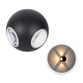 DESIGN ARANDELA TETRA LED 3000K 6W BIVOLT 9,5X8,5CM POLICARBONATO PRETO | OPUS LED OPS 30333 DESIGN ARANDELA TETRA LED 3000K 6W BIVOLT 9,5X8,5CM POLICARBONATO PRETO | OPUS LED OPS 30333