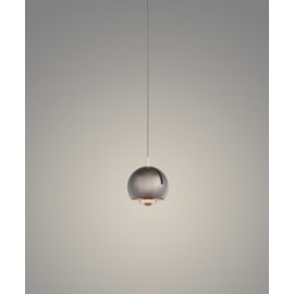 DESIGN PENDENTE LED OKIO 3000K 7W BIVOLT Ø12CM ALUMÍNIO FUMÊ | OPUS LED OPS 85162 DESIGN PENDENTE LED OKIO 3000K 7W BIVOLT Ø12CM ALUMÍNIO FUMÊ | OPUS LED OPS 85162