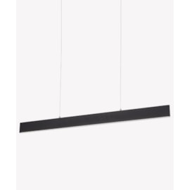 DESIGN PENDENTE MATRIX 4000K 30W BIVOLT 118,5X8X1,5CM ALUMÍNIO PRETO | OPUS LED OPS 34287 DESIGN PENDENTE MATRIX 4000K 30W BIVOLT 118,5X8X1,5CM ALUMÍNIO PRETO | OPUS LED OPS 34287