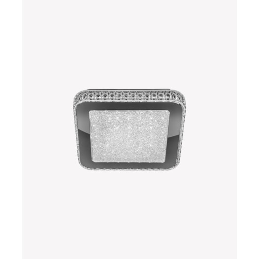 DESIGN PLAFON DE SOBREPOR LED GEMINI QUADRADO 6500K 12W BIVOLT 28X28X7,2CM ACRÍLICO TRANSPARENTE | OPUS LED OPS 30364 DESIGN PLAFON DE SOBREPOR LED GEMINI QUADRADO 6500K 12W BIVOLT 28X28X7,2CM ACRÍLICO TRANSPARENTE | OPUS LED OPS 30364