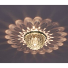 DESIGN PLAFON REDONDO 1XG9 BIVOLT 9X4,6CM CRISTAL TRANSPARENTE | OPUS LED OPS 80730 DESIGN PLAFON REDONDO 1XG9 BIVOLT 9X4,6CM CRISTAL TRANSPARENTE | OPUS LED OPS 80730