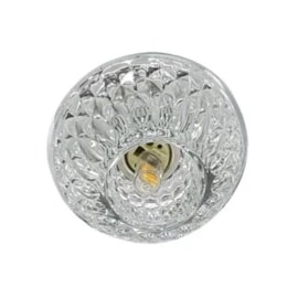 DESIGN PLAFON REDONDO 1XG9 BIVOLT 9X4,6CM CRISTAL TRANSPARENTE | OPUS LED OPS 80730 DESIGN PLAFON REDONDO 1XG9 BIVOLT 9X4,6CM CRISTAL TRANSPARENTE | OPUS LED OPS 80730
