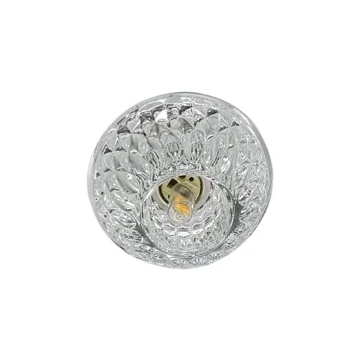 DESIGN PLAFON REDONDO 1XG9 BIVOLT 9X4,6CM CRISTAL TRANSPARENTE | OPUS LED OPS 80730 DESIGN PLAFON REDONDO 1XG9 BIVOLT 9X4,6CM CRISTAL TRANSPARENTE | OPUS LED OPS 80730