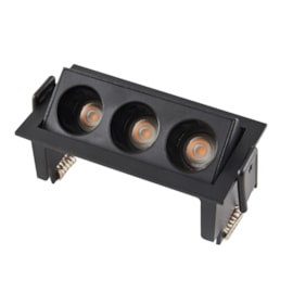 DOWNLIGHT LED EMBUTIR POWERUS DIR 38° 6W 3000K IRC90 PRETO | NORDECOR 6497 DOWNLIGHT LED EMBUTIR POWERUS DIR 38° 6W 3000K IRC90 PRETO | NORDECOR 6497