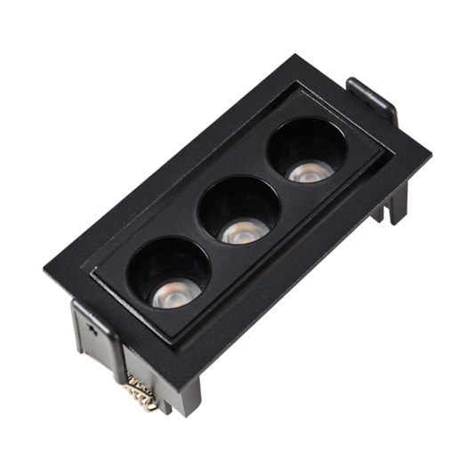 DOWNLIGHT LED EMBUTIR POWERUS DIR 38° 6W 3000K IRC90 PRETO | NORDECOR 6497 DOWNLIGHT LED EMBUTIR POWERUS DIR 38° 6W 3000K IRC90 PRETO | NORDECOR 6497