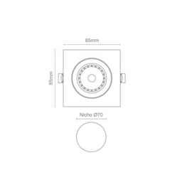 DOWNLIGHT MR16 5W BIVOLT 6500K | ROMALUX 80127A DOWNLIGHT MR16 5W BIVOLT 6500K | ROMALUX 80127A