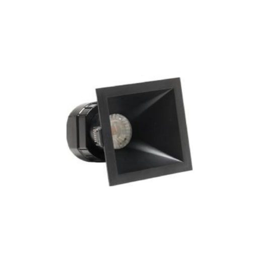 DOWNLIGHT TWIST QUADRADO 8W 2700K BIVOLT PRETO 60º | SAVEENERGY SE-360.2224