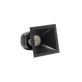 DOWNLIGHT TWIST QUADRADO 8W 4000K BIVOLT PRETO 60º | SAVEENERGY SE-360.2225