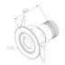 EASYLIGHT ARTICULADO 1,5W BRANCO 127V 30° 3000K | DIRECT LIGHT 1666