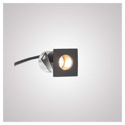 EASYLIGHT QUADRADO RECUADO 3W BRANCO BIVOLT 30° 3000K | DIRECT LIGHT 1673