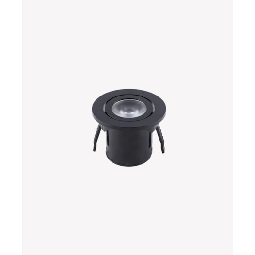 ECO MINI SPOT DE EMBUTIR LED REDONDO 3000K 1W BIVOLT 3,75X2,9CM POLICARBONATO PRETO | OPUS LED OPS 82659 ECO MINI SPOT DE EMBUTIR LED REDONDO 3000K 1W BIVOLT 3,75X2,9CM POLICARBONATO PRETO | OPUS LED OPS 82659