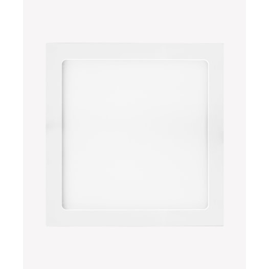 ECO PAINEL DE SOBREPOR LED QUADRADO 3000K 24W BIVOLT 29,2X29,2X2,5CM ALUMÍNIO BRANCO | OPUS LED OPS 32573