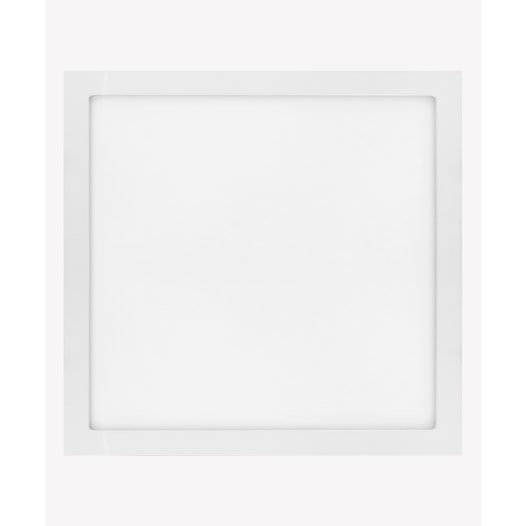 ECO PAINEL DE SOBREPOR LED QUADRADO 3000K 30W BIVOLT 40,8X40,8X0,8CM ALUMÍNIO BRANCO | OPUS LED OPS 32597