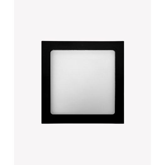 ECO PAINEL DE SOBREPOR LED QUADRADO 4000K 18W BIVOLT 21,7X21,7X2,5CM ALUMÍNIO PRETO | OPUS LED OPS 82093 ECO PAINEL DE SOBREPOR LED QUADRADO 4000K 18W BIVOLT 21,7X21,7X2,5CM ALUMÍNIO PRETO | OPUS LED OPS 82093