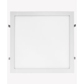 ECO PAINEL LUMINÁRIA DE EMBUTIR LED QUADRADO 3000K 30W BIVOLT 40,8X40,8X0,8CM ALUMÍNIO BRANCO | OPUS LED OPS 30166