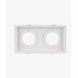 ECO SPOT DE EMBUTIR DUPLO RECUADO DIRECIONÁVEL 2XGU10 24,5X13,4X3,75CM POLICARBONATO BRANCO | OPUS LED OPS 82444 ECO SPOT DE EMBUTIR DUPLO RECUADO DIRECIONÁVEL 2XGU10 24,5X13,4X3,75CM POLICARBONATO BRANCO | OPUS LED OPS 82444