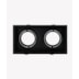 ECO SPOT DE EMBUTIR DUPLO RECUADO DIRECIONÁVEL 2XGU10 24,5X13,4X3,75CM POLICARBONATO PRETO | OPUS LED OPS 82451 ECO SPOT DE EMBUTIR DUPLO RECUADO DIRECIONÁVEL 2XGU10 24,5X13,4X3,75CM POLICARBONATO PRETO | OPUS LED OPS 82451