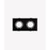 ECO SPOT DE EMBUTIR DUPLO RECUADO RETANGULAR PAR20 24,5X13,4X3,75CM POLICARBONATO PRETO | OPUS LED ECO 82437 ECO SPOT DE EMBUTIR DUPLO RECUADO RETANGULAR PAR20 24,5X13,4X3,75CM POLICARBONATO PRETO | OPUS LED ECO 82437