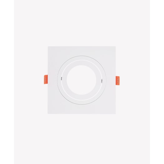 ECO SPOT DE EMBUTIR FACE PLANA QUADRADO DIRECIONÁVEL 1XAR70 13X13X2,7CM POLICARBONATO BRANCO | OPUS LED OPS 83441 ECO SPOT DE EMBUTIR FACE PLANA QUADRADO DIRECIONÁVEL 1XAR70 13X13X2,7CM POLICARBONATO BRANCO | OPUS LED OPS 83441