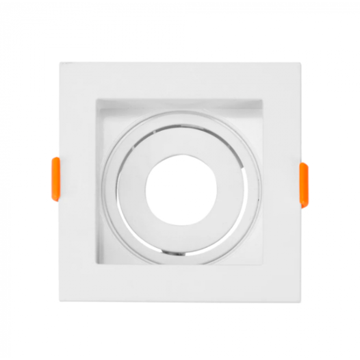 ECO SPOT DE EMBUTIR FACE PLANA QUADRADO DIRECIONÁVEL 1XMR11 7,5X7,5X2,6CM POLICARBONATO BRANCO | OPUS LED OPS 83380 ECO SPOT DE EMBUTIR FACE PLANA QUADRADO DIRECIONÁVEL 1XMR11 7,5X7,5X2,6CM POLICARBONATO BRANCO | OPUS LED OPS 83380