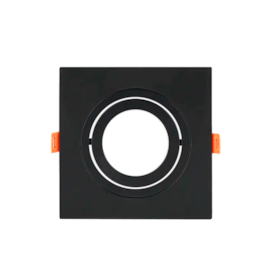 ECO SPOT DE EMBUTIR FACE PLANA QUADRADO DIRECIONÁVEL 1XMR11 7,5X7,5X2,6CM POLICARBONATO PRETO | OPUS LED OPS 83397 ECO SPOT DE EMBUTIR FACE PLANA QUADRADO DIRECIONÁVEL 1XMR11 7,5X7,5X2,6CM POLICARBONATO PRETO | OPUS LED OPS 83397