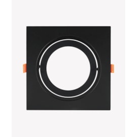 ECO SPOT DE EMBUTIR FACE PLANA QUADRADO DIRECIONÁVEL 1XPAR30 17X17X2,7CM POLICARBONATO PRETO | OPUS LED OPS 83496 ECO SPOT DE EMBUTIR FACE PLANA QUADRADO DIRECIONÁVEL 1XPAR30 17X17X2,7CM POLICARBONATO PRETO | OPUS LED OPS 83496