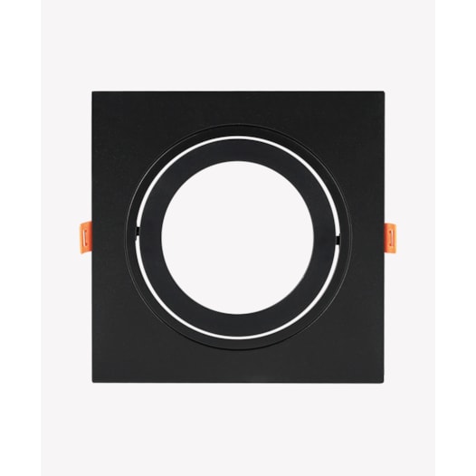 ECO SPOT DE EMBUTIR FACE PLANA QUADRADO DIRECIONÁVEL 1XPAR30 17X17X2,7CM POLICARBONATO PRETO | OPUS LED OPS 83496 ECO SPOT DE EMBUTIR FACE PLANA QUADRADO DIRECIONÁVEL 1XPAR30 17X17X2,7CM POLICARBONATO PRETO | OPUS LED OPS 83496